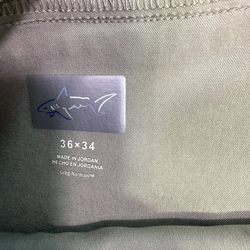Lot Of 2 Greg Norman Jordan Golf Pants 336x34 Stretch Men Straight Performance